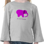 E ist für das T-Shirt der Elefantkinder