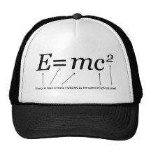 E=MC2 Einsteins Relativitätstheorie Baseballcap