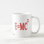 E=MC 2 (Rot) Kaffee Tassen