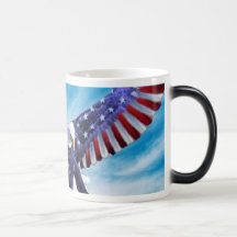 Eagle-Flaggen-Becher Tee Haferl