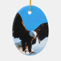 Eagle im Flug Weihnachtsornament