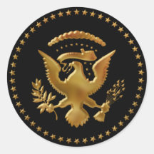 Eagle ist… gelandet runde sticker