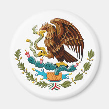 Eagle und Schlange Mexiko-Emblem für Mexikaner Kühlschrankmagnet