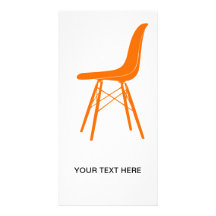 Eames formte Plastikseitenstuhl Bildkarte