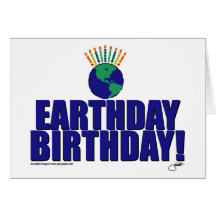 Earthday Geburtstag Karten
