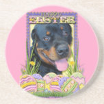 Easter Egg Cookies - Rottweiler - Harley Beverage Coaster