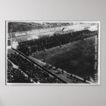 Ebbets Feld - Menge bei Weltmeisterschaft 1920 Poster