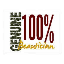 Echter Beautician Postkarten
