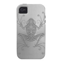 Edelstahl-Baum-Frosch Case-Mate iPhone 4 Case