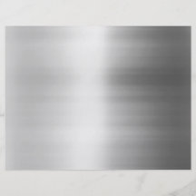 Edelstahl-Metallblick Bedruckte Flyer