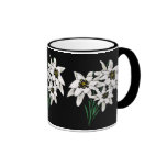 Edelweiss Blumen-Becher Tee Tasse