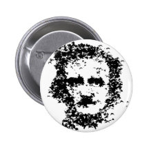 Edgar Allan Poe Button