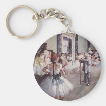 Edgar Degas-Ballett-Lektion Schlüsselanhänger