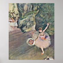 Edgar Degas - der Stern des Balletts Plakatdrucke