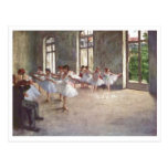 Edgar entgasen - Öl der Ballett-Proben-Klasse 1873 Postkarten
