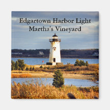 Edgartown Hafen-Licht, Massachusetts-Magnet Kühlschrankmagnete