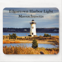 Edgartown Hafen-Licht, Massachusetts Mousepad
