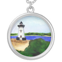 Edgartown Leuchtturm-Martha's Vineyard-Halskette