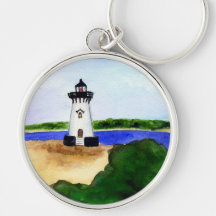 Edgartown Leuchtturm-Martha's Vineyard Keychain Schlüsselbänder