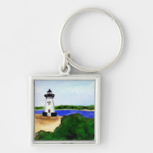 Edgartown Leuchtturm-Martha's Vineyard Keychain Schlüsselband