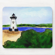 Edgartown Leuchtturm-Marthas Weinberg Mousepad