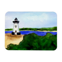 Edgartown Leuchtturm-Rechteck-Magnet