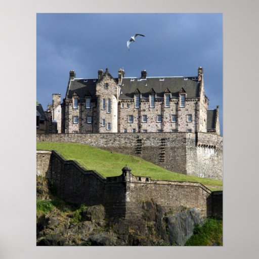 Edinburgh-Schlossmöve Poster