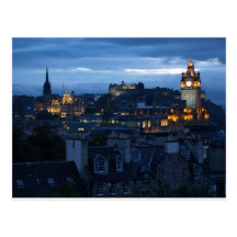 Edinburgh-Skyline Postkarten
