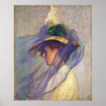 Edmund Tarbell - der blaue Schleier Posterdrucke