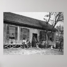 Ehemalige Sklaven in South Carolina, 1860s Poster