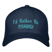 Eher fischt KAPPE Besticktes Baseballcap