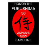EHREN SIE DAS FUKUSHIMA 50 GRUßKARTEN