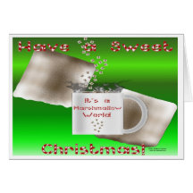 Eibisch-Weihnachtskarte