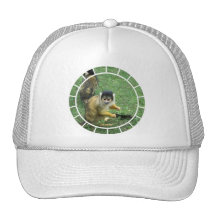 Eichhörnchen-Affe-Baseball-Mütze