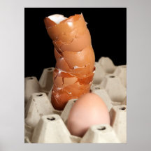 Eierschalen Posterdruck