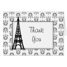 EiffelThank, das Sie merken Grußkarten