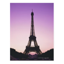 Eiffelturm am Sonnenuntergang postkarten