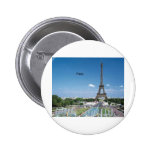 Eiffelturm Frankreichs Paris (durch St.K) Anstecknadelbuttons
