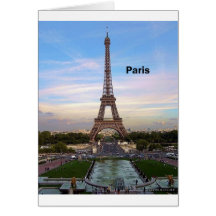 Eiffelturm Frankreichs Paris (durch St.K) Grußkarten
