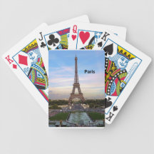 Eiffelturm Frankreichs Paris (neu) (St.K) Pokerkarten