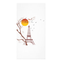 Eiffelturm, Herbst Photokarte