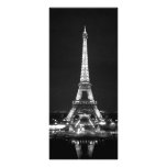 Eiffelturm nachts - B/W Bedruckte Werbekarten