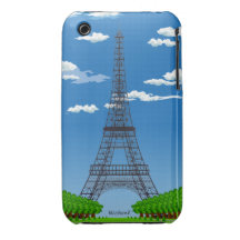 Eiffelturm Paris Frankreich iPhone 3 Fall iPhone 3 Case-Mate Hülle