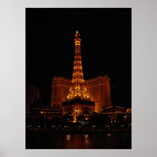 Eiffelturm, Paris-Kasino, Las Vegas, Nanovolt Plakatdrucke