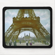 Eiffelturm-Parisausstellung 1900 Universelle Mauspads