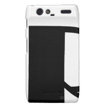 Eiffelturm-Parisschwarzes u. -WEISS Motorola Droid RAZR Hüllen