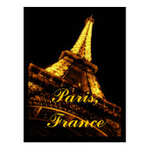 Eiffelturm-Postkarte Paris Frankreich