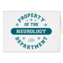 Eigentum der Neurologie-Abteilung Grußkarten