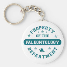 Eigentum der Paläontologie-Abteilung Schlüsselanhänger