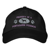 Eigentum eines glatten Portugiesen Podengo Baseballkappe